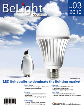 LED燈泡將佔領照明市場