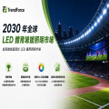 TrendForce: 2030 年全球 LED 體育場館照明市場規模將成長至14.51億美金，成長動能遠高於 LED 通用照明市場